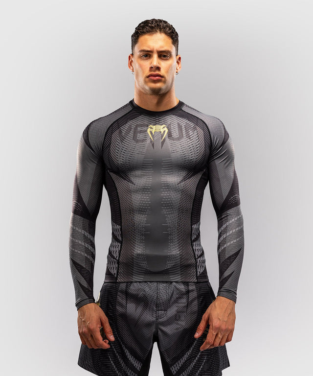 Rashguard Venum Galactic 3.0 – Dlouhé rukávy – Černá/Zlatá