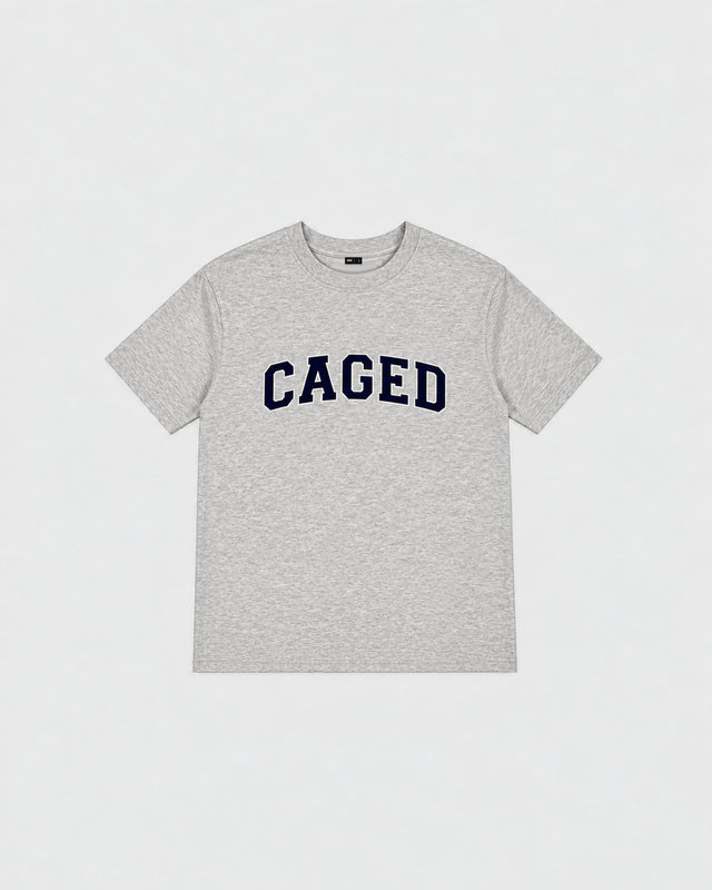 Koszulka Caged Varsity – Szary melanż