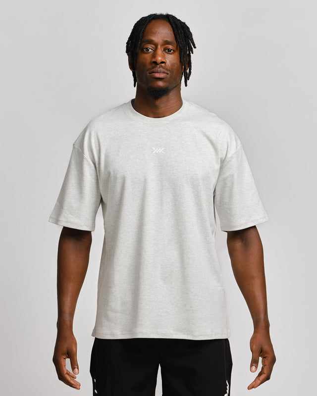 Caged T-Shirt 'CBU' - Lysegrå