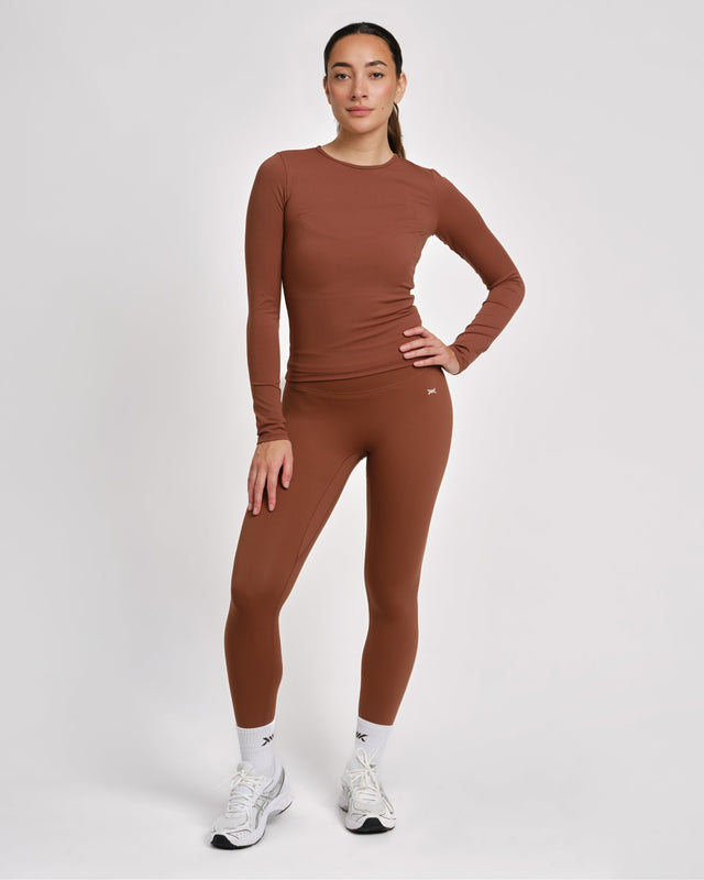 Caged Aspire Long Sleeves - Mocha