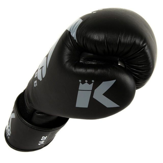 King Pro Boxing Bokshandschoenen Platinum - Zwart/Grijs