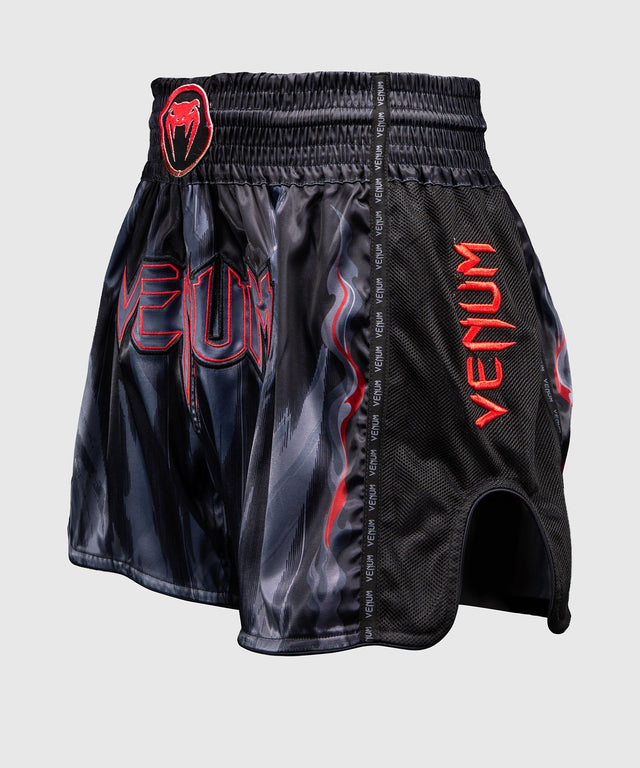 Pantaloncini Muay Thai Venum Demon – Nero/Grigio