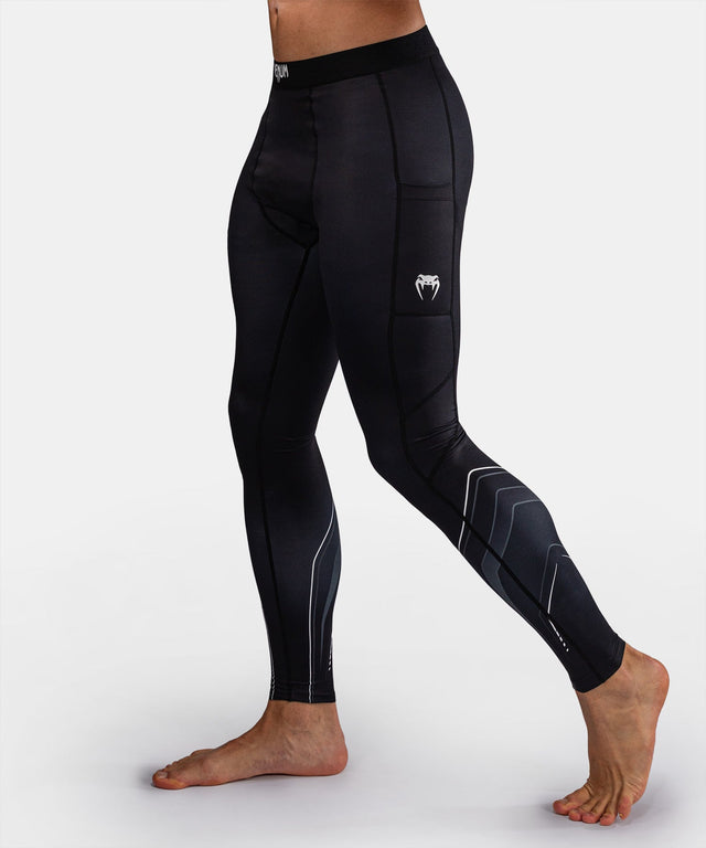 Venum Compressiebroek Streamline - Zwart/Wit