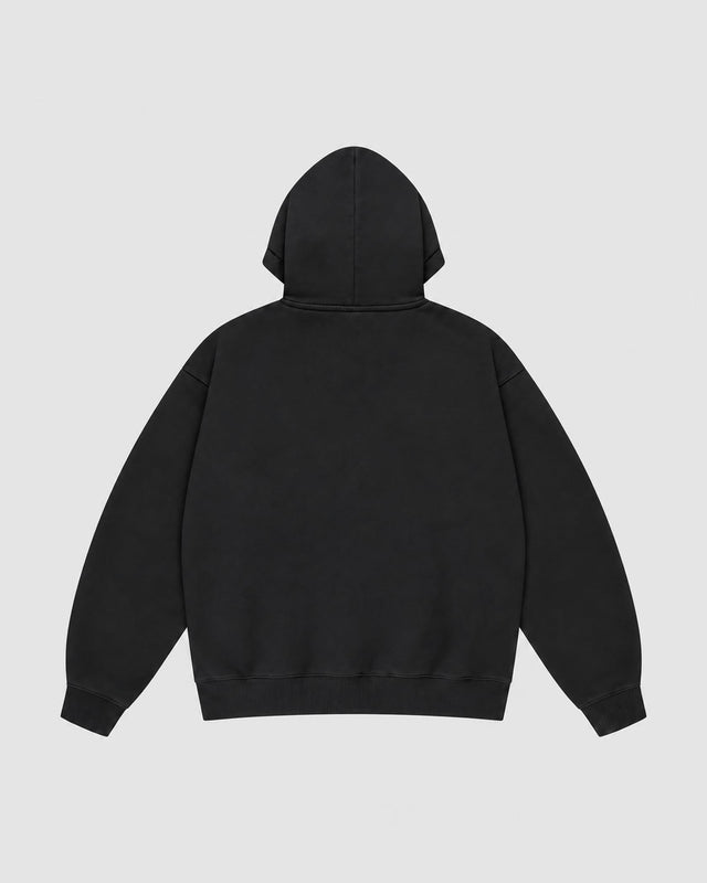 Caged Hoodie Varsity – Negro
