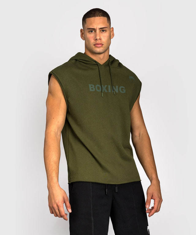 Venum Hoodie Mouwlös Boxing VT – Militärgrön