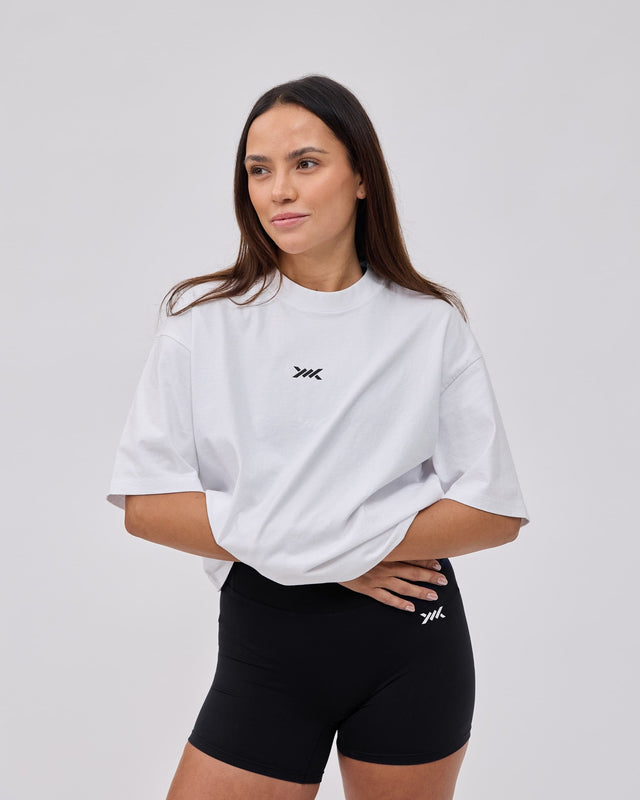 T-shirt Caged Classic – Blanc