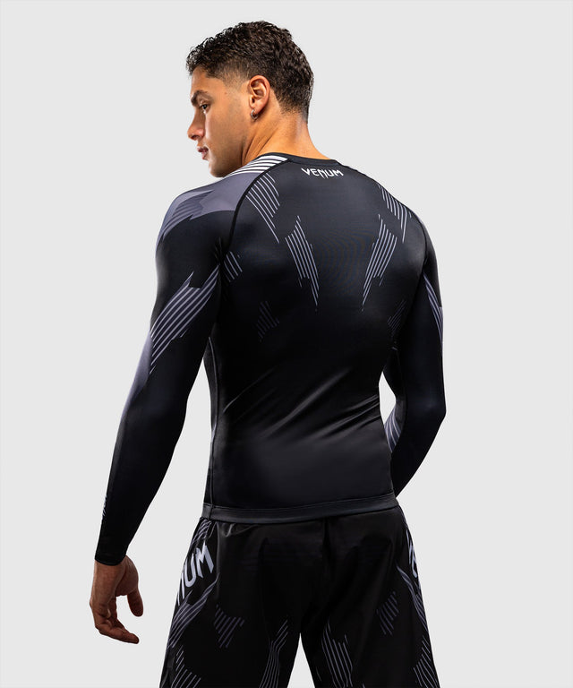 Venum Rashguard No-Gi 6.0 Lange Ärmel – Schwarz/Weiß
