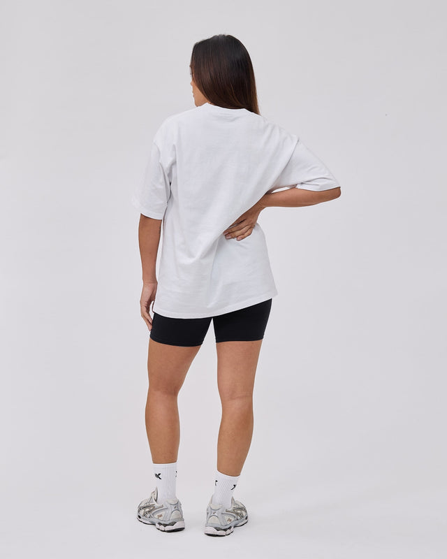 T-shirt Caged Classic – Blanc