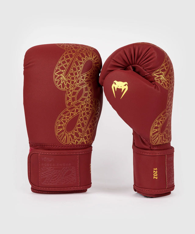 Venum Serpenti Boxhandschuhe – Burgundy