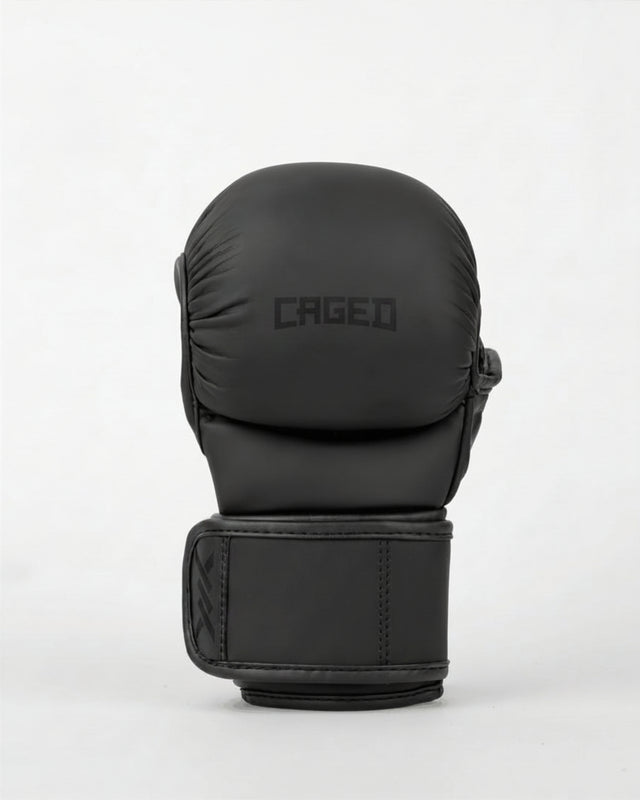 Caged MMA sparringhandskar Shadow – Mat svart