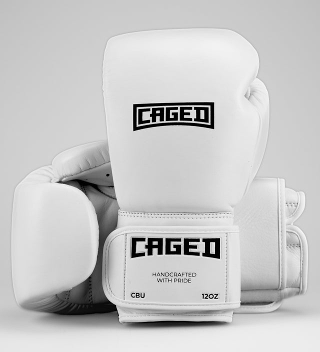 Boxerské rukavice Caged X Series – Bílé/Černé