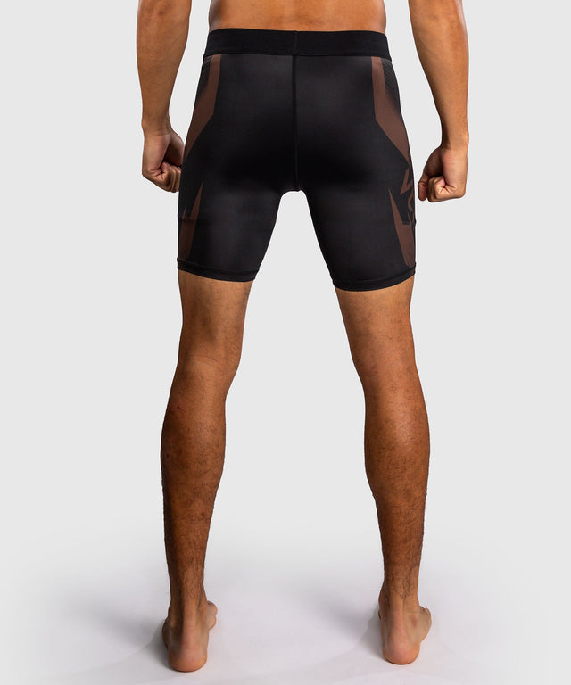 Pantaloncini a compressione Venum No-Gi 6.0 – Nero/Marrone