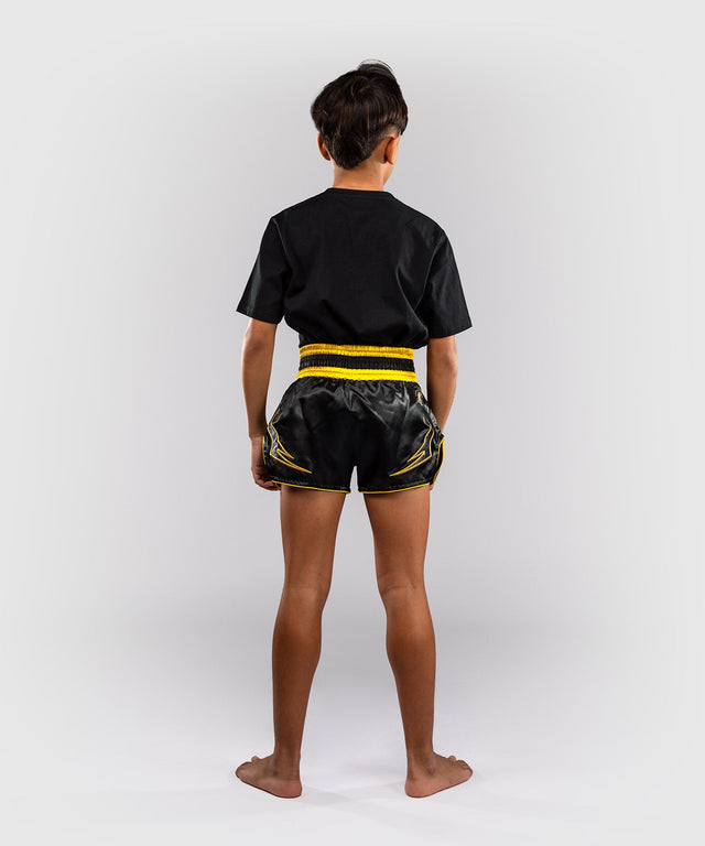 Venum Muay-Thai-Shorts Bangkok Fury Kinder – Schwarz/Gold