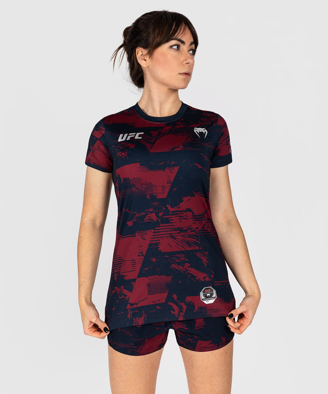 T-shirt Venum UFC Zenith – Blu navy/Bordeaux/Argento