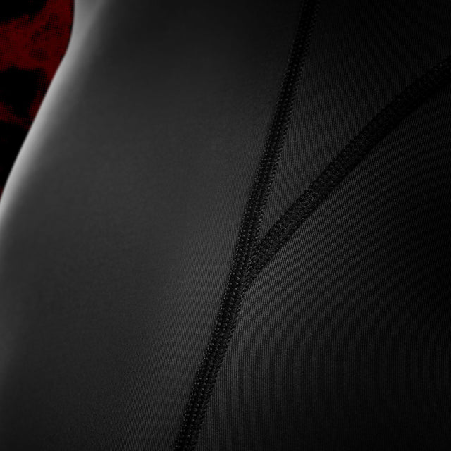 Pantaloncini a compressione Hayabusa x UFC BJJ – Nero/Rosso