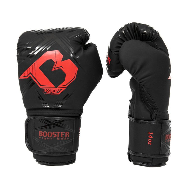 Mănuși de box Booster BFG Alpha – Negru/Roșu