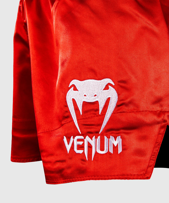 Calções de Muay Thai Venum Classic – Vermelho