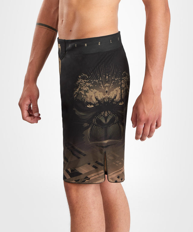 Shorts de MMA Venum Gorilla Jungle – Noir/Sable