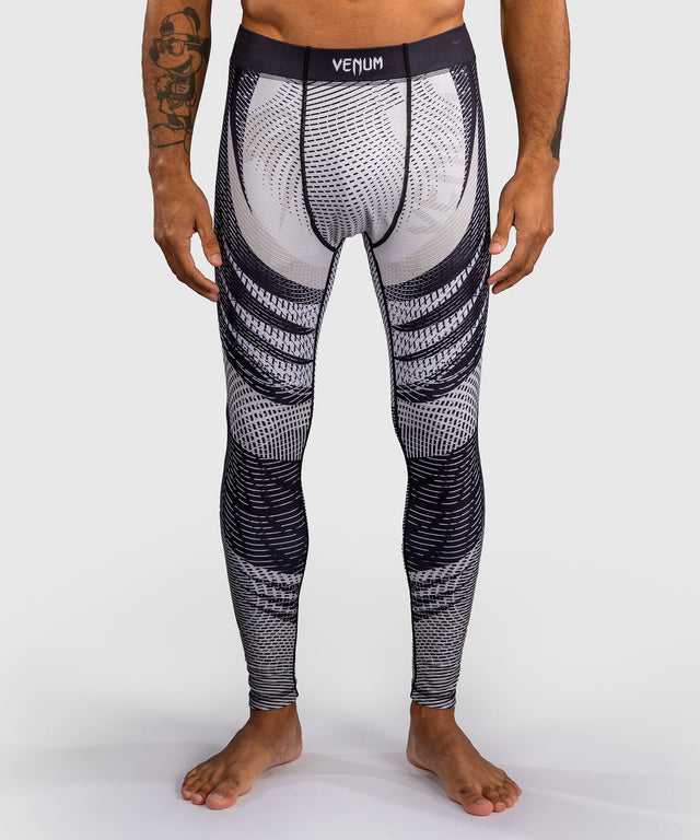 Pantaloncini a compressione Venum Galactic 3.0 – Bianco sporco/Nero