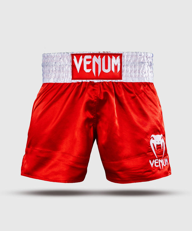 Calções de Muay Thai Venum Classic – Vermelho