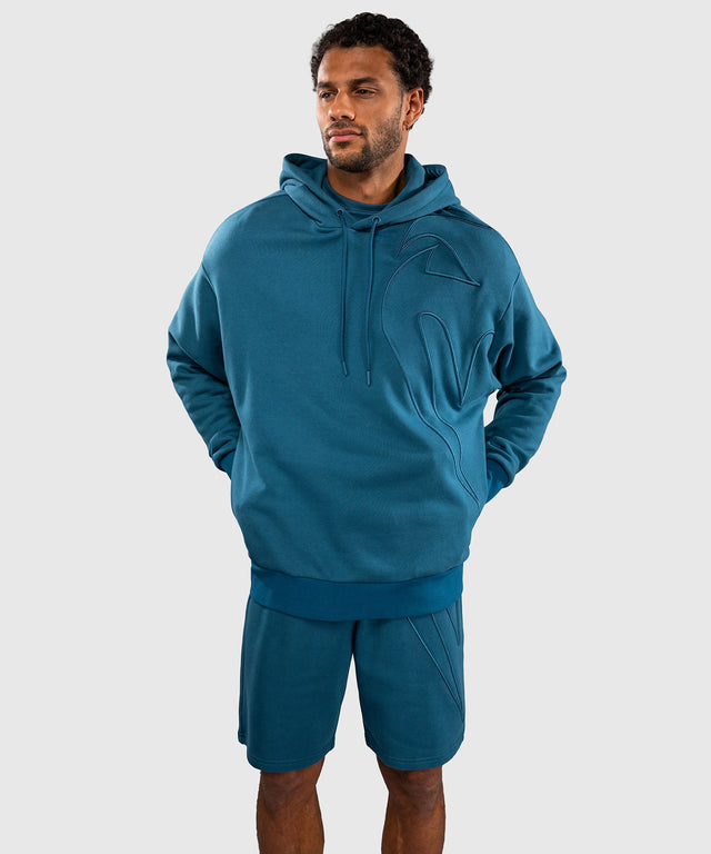Bluza z kapturem Venum Giant 3D – Oceaniczny błękit