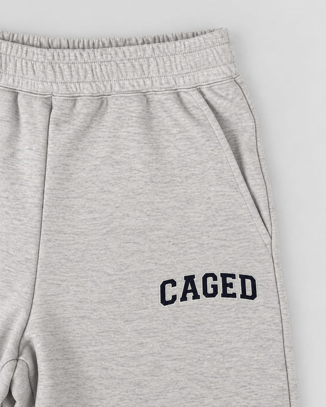 Pantaloni da jogging Caged Varsity – Grigio Melange
