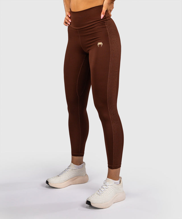 Dámské legíny Venum Viper 7/8 – Hnědé