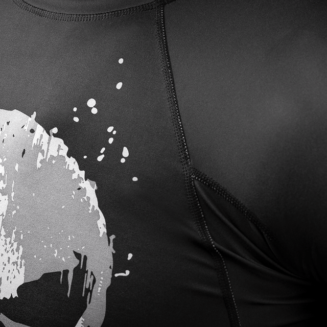 Rashguard Hayabusa x Marvel The Punisher Maniche Corte – Nero