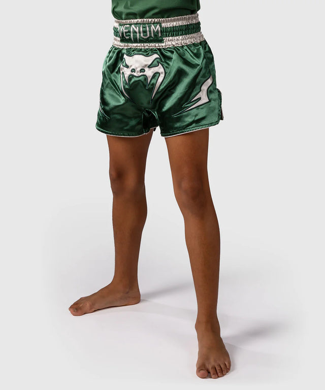 Venum Muay Thai-shorts Inferno Barn – Grön