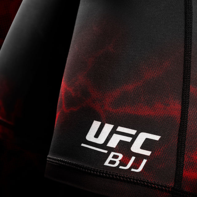 Pantaloncini a compressione Hayabusa x UFC BJJ – Nero/Rosso