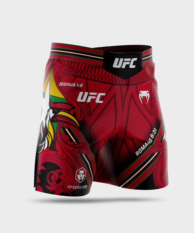 Spodenki MMA Venum UFC Adrenaline Unrivaled Josh Van – Czerwone