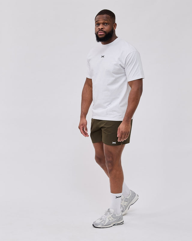 Caged Classic T-Shirt – Weiß