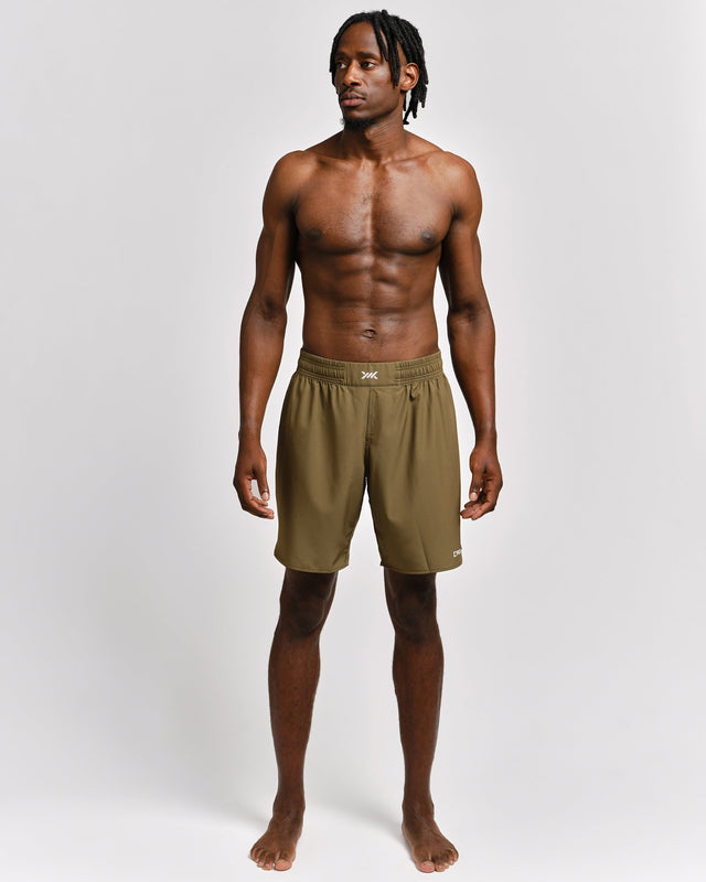 Pantaloni scurți MMA Caged Tactical – Verde militar
