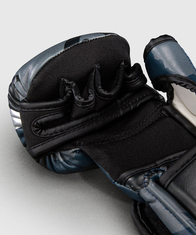 Guantes de MMA Venum Elite Camo – Azul marino oscuro/Azul