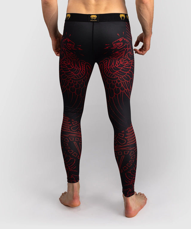 Mallas de compresión Venum Quetzal Fury – Negro/Rojo