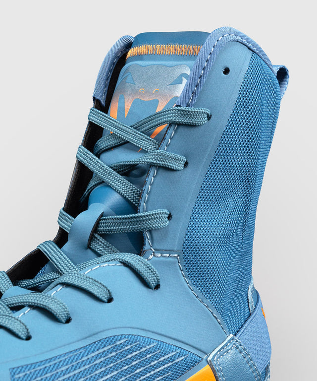 Venum Botas de boxe Elite Neo – Azul-aço/Laranja