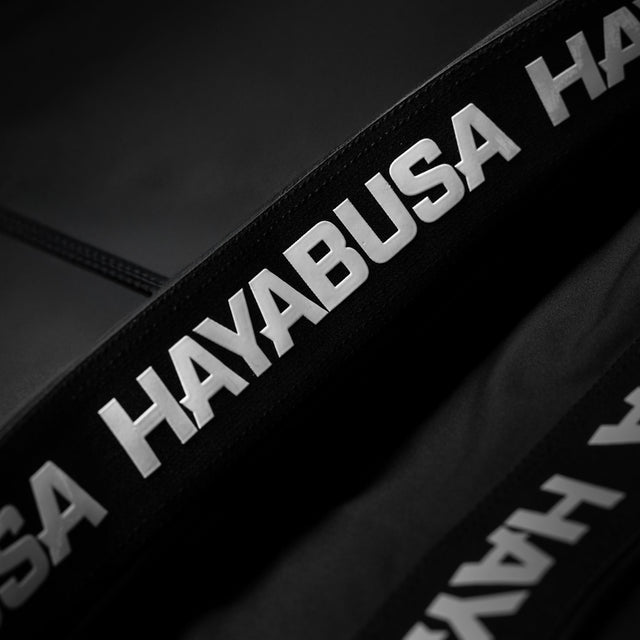 Pantaloncini a compressione BJJ Hayabusa x UFC Donna – Nero/Rosso