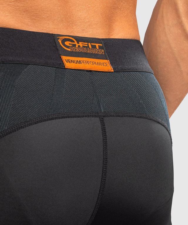 Pantaloni scurți de compresie Venum G-Fit Revolution – Negru/Cupru