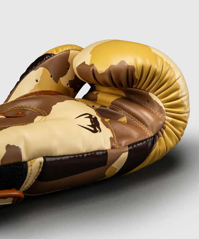 Guantoni da boxe Venum Elite – Beige chiaro/Marrone