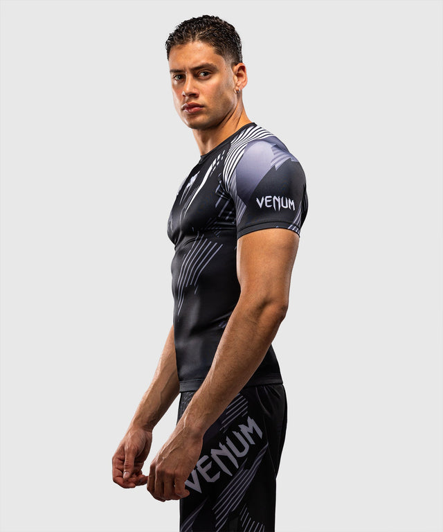Rashguard Venum No-Gi 6.0 Manches Courtes – Noir/Blanc