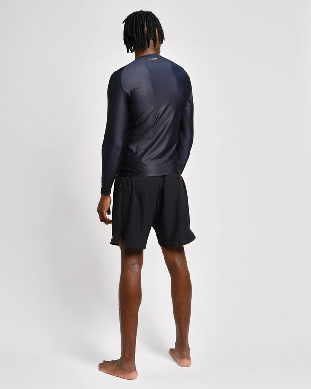 Rashguard Caged Tactical Maniche Lunghe – Nero