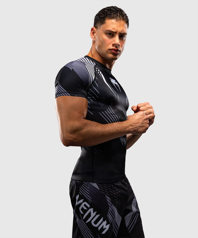 Rashguard Venum No-Gi 6.0 Manches Courtes – Noir/Blanc