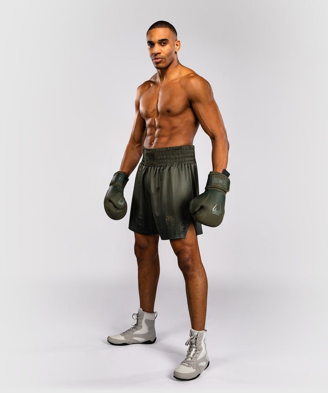 Boxerské trenky Venum Stealth – Khaki/Tmavě zelené