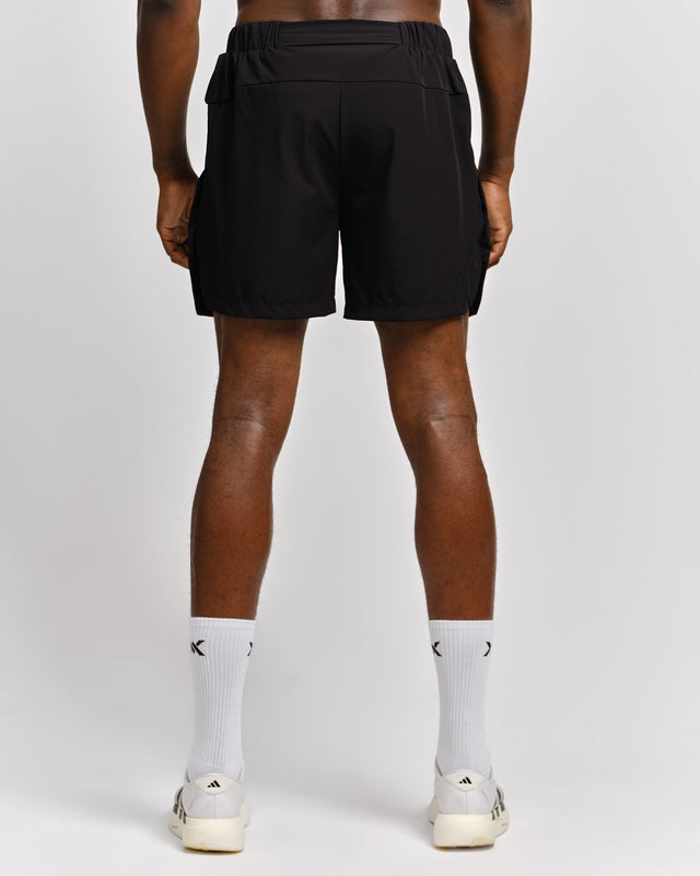 Caged 2-in-1 Hardloop Shorts Stride - Zwart
