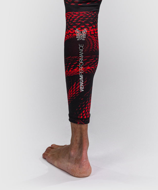 Shorts de compression Venum Matupa – Noir/Rouge/Argent