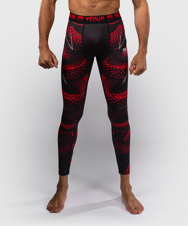 Shorts de compression Venum Matupa – Noir/Rouge/Argent