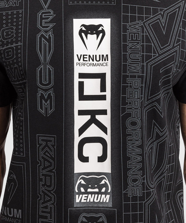 T-shirt Venum Karate Combat – Nero/Grigio