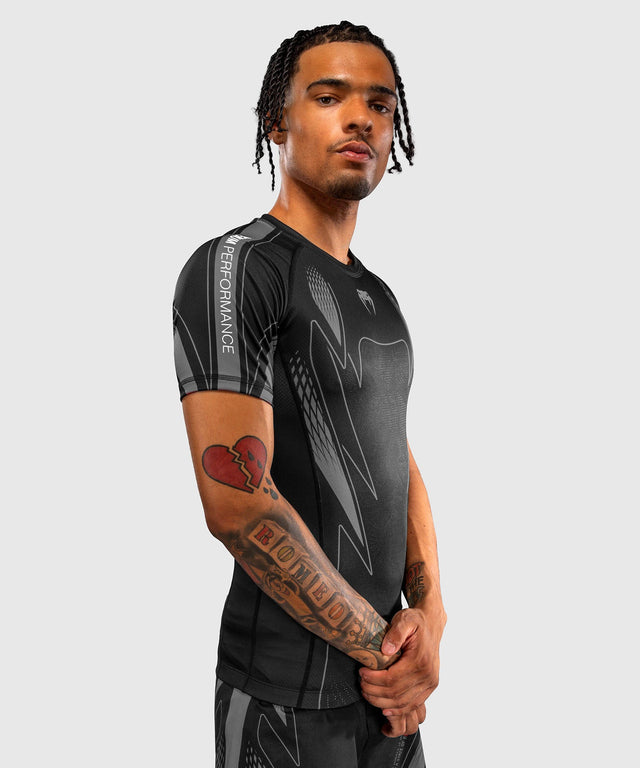 Venum Rashguard Amazonia Reborn Korte Mouwen – Sort/Grå