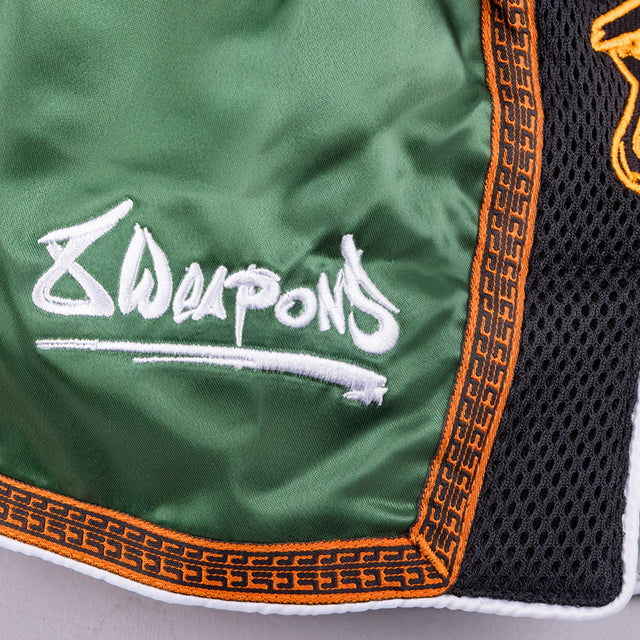 Pantaloni scurți Muay Thai 8 WEAPONS Beastial Viper – Kaki