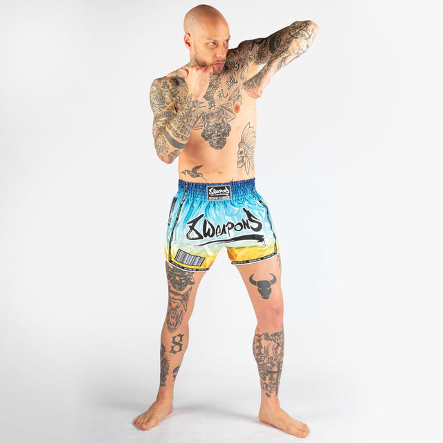 Calções de Muay Thai 8 WEAPONS Vivo – Sunrise